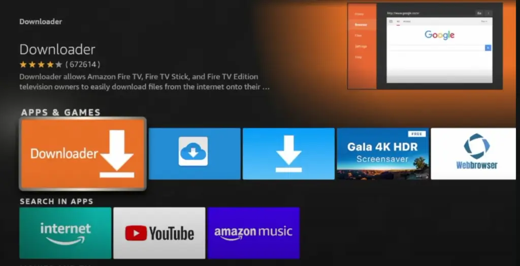 Install IPTV app on Firestick or Android TV